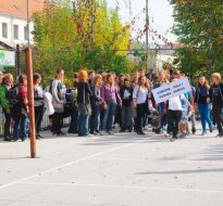 Z manjšo zamudo se je priključila najštevilčnejša ekipa Osnovne šole I